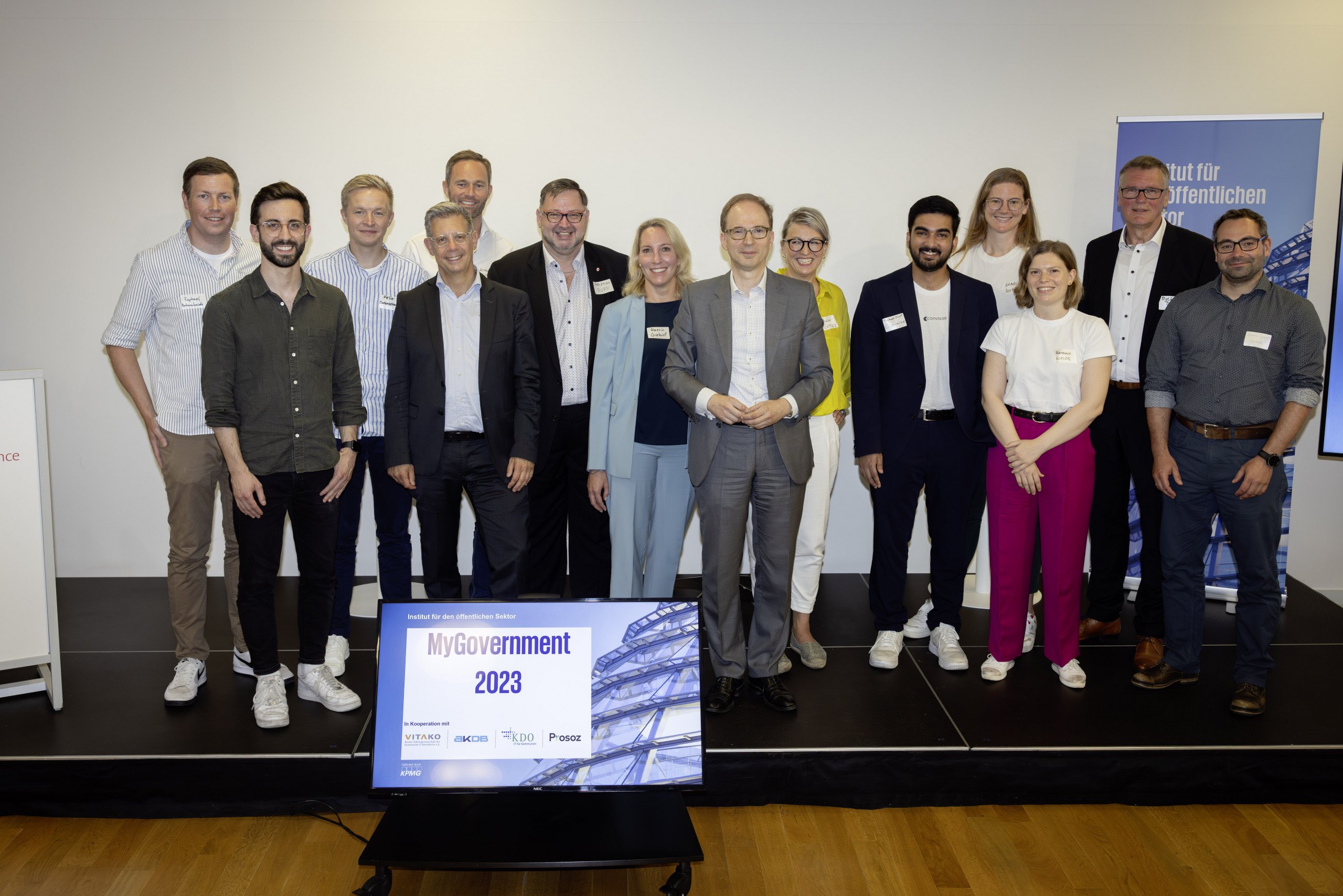 VITAKO kürt GovTech Start-ups mit ihren digitalen Lösungen für Stadt und Verwaltung als Sieger des myGovernment Awards 2023