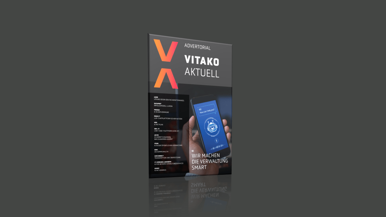 Advertorial-Beileger in “Vitako aktuell 03/2025”