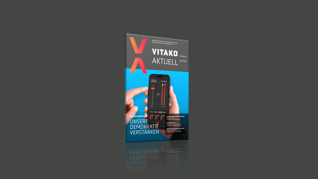 Neue Ausgabe der VITAKO aktuell (02/2026) erschienen: Digitale Verwaltung als Demokratieverstärker
