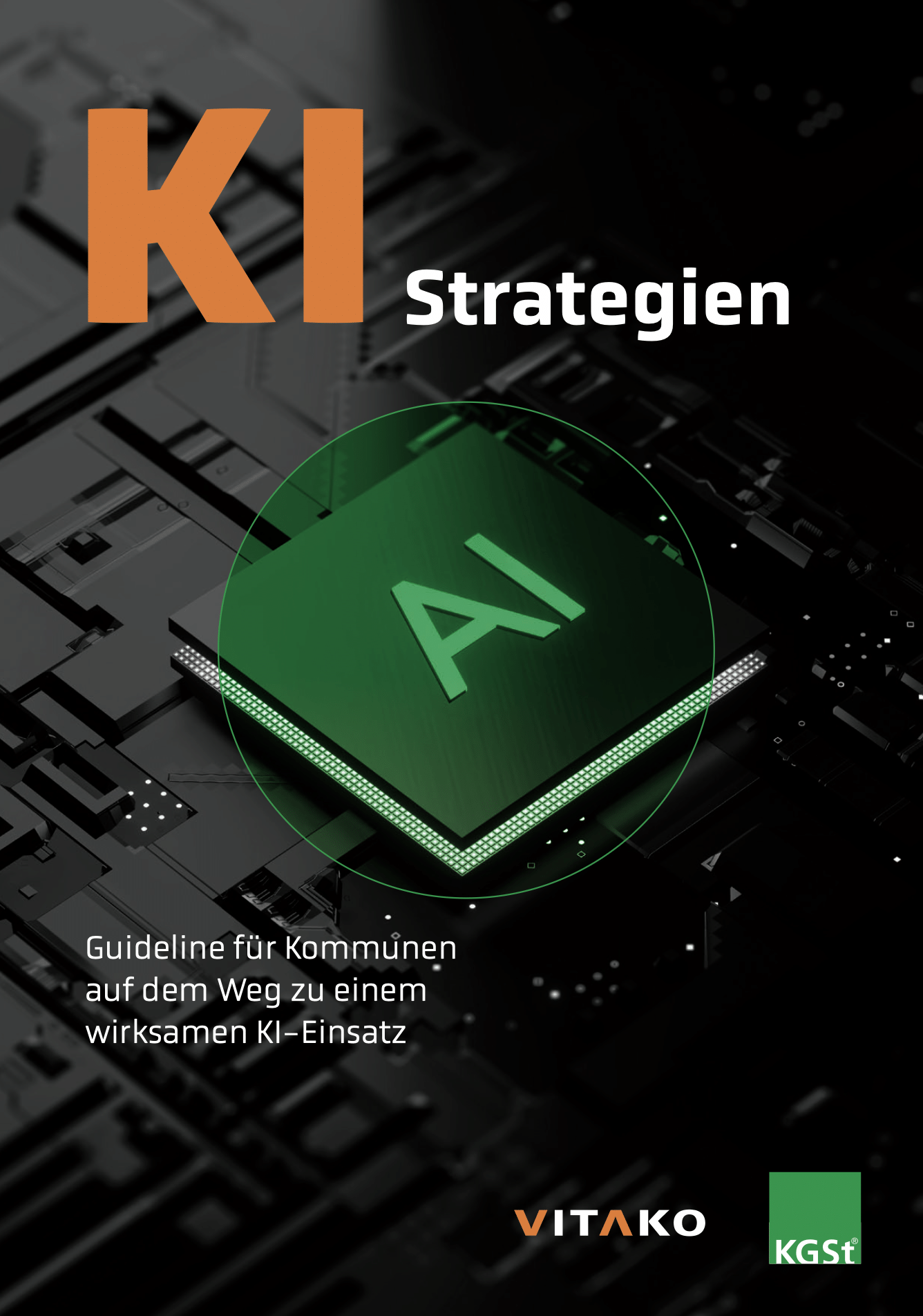 Bild: Titelseite Broschüre KI-Strategien