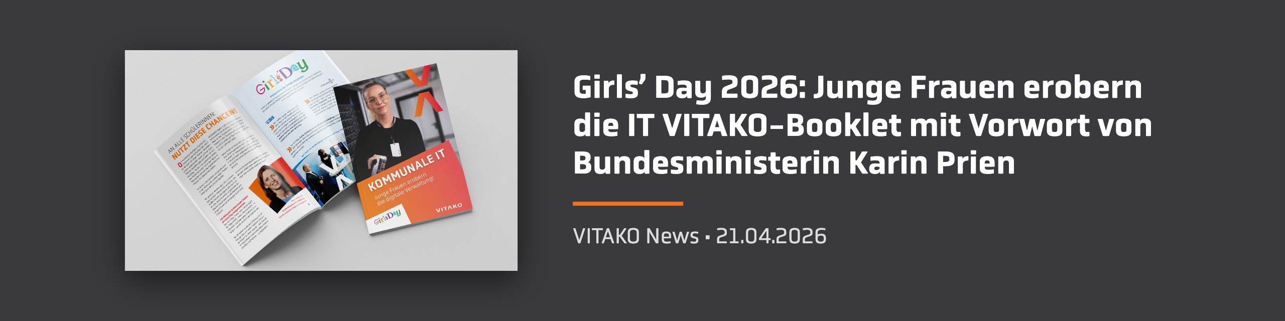 Girls’ Day 2026: Junge Frauen erobern die IT VITAKO-Booklet mit Vorwort von Bundesministerin Karin Prien