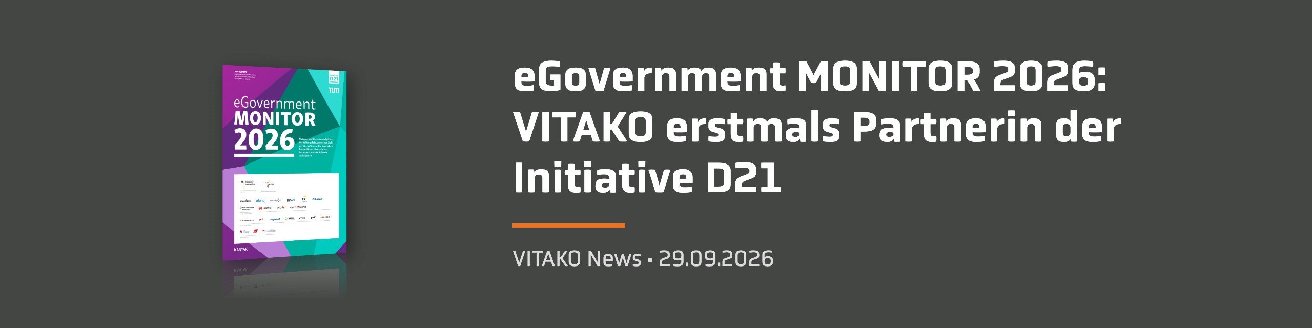 eGovernment MONITOR 2026: VITAKO erstmals Partnerin der Initiative D21