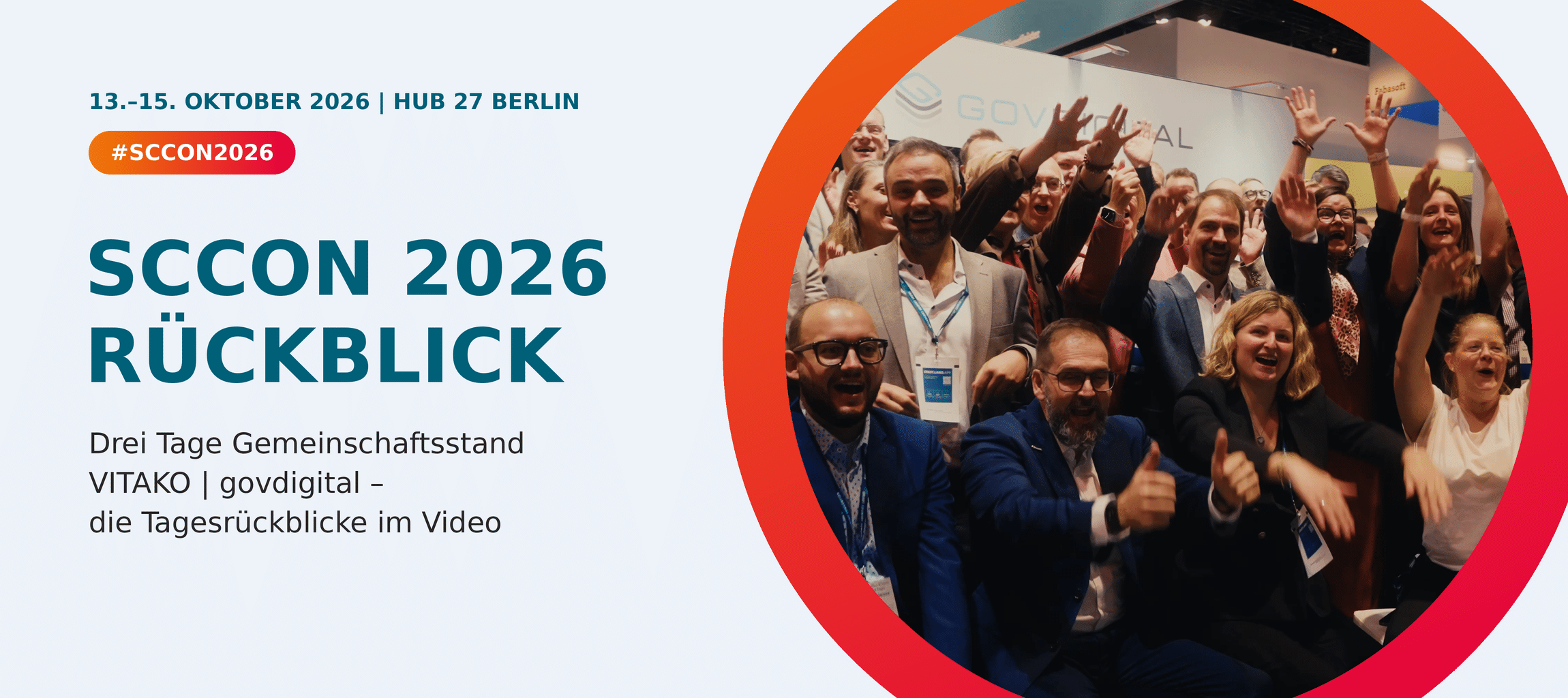 Drei Tage, eine Gemeinschaft: VITAKO auf der Smart Country Convention 2026